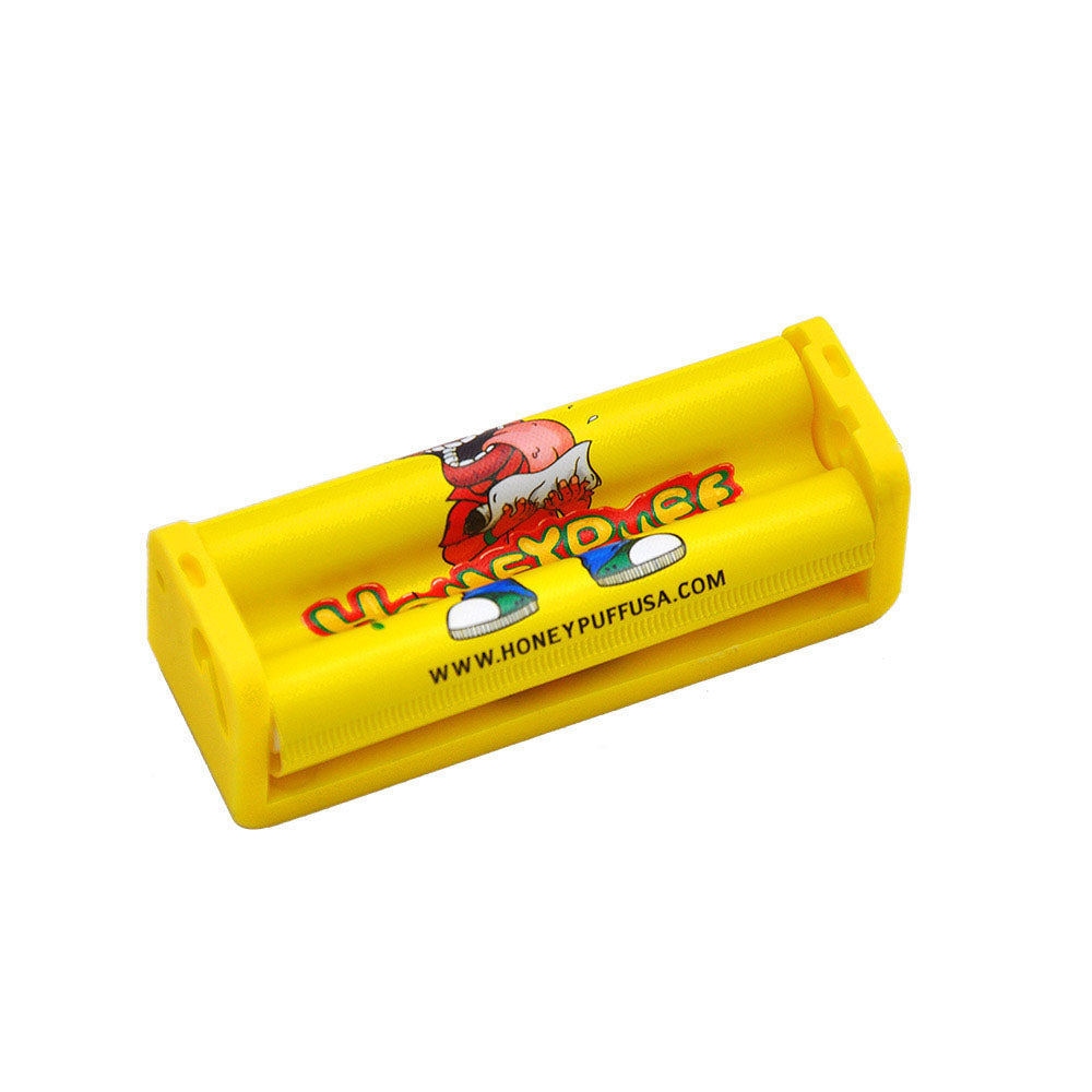 HONEYPUFF Zigarettenrollmaschine aus Kunststoff, Größe 70 mm, bunte Zigarettenpapiermaschine, 12 Stück/Box