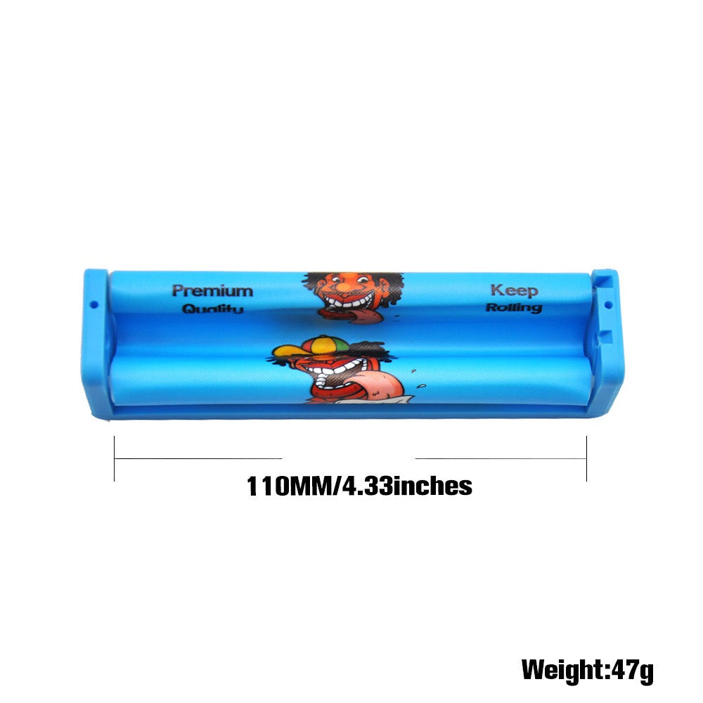 HONEYPUFF King Size Plastic Rolling Machine, Colorful Cigarette Rolling Machine, 12 PCS / Box