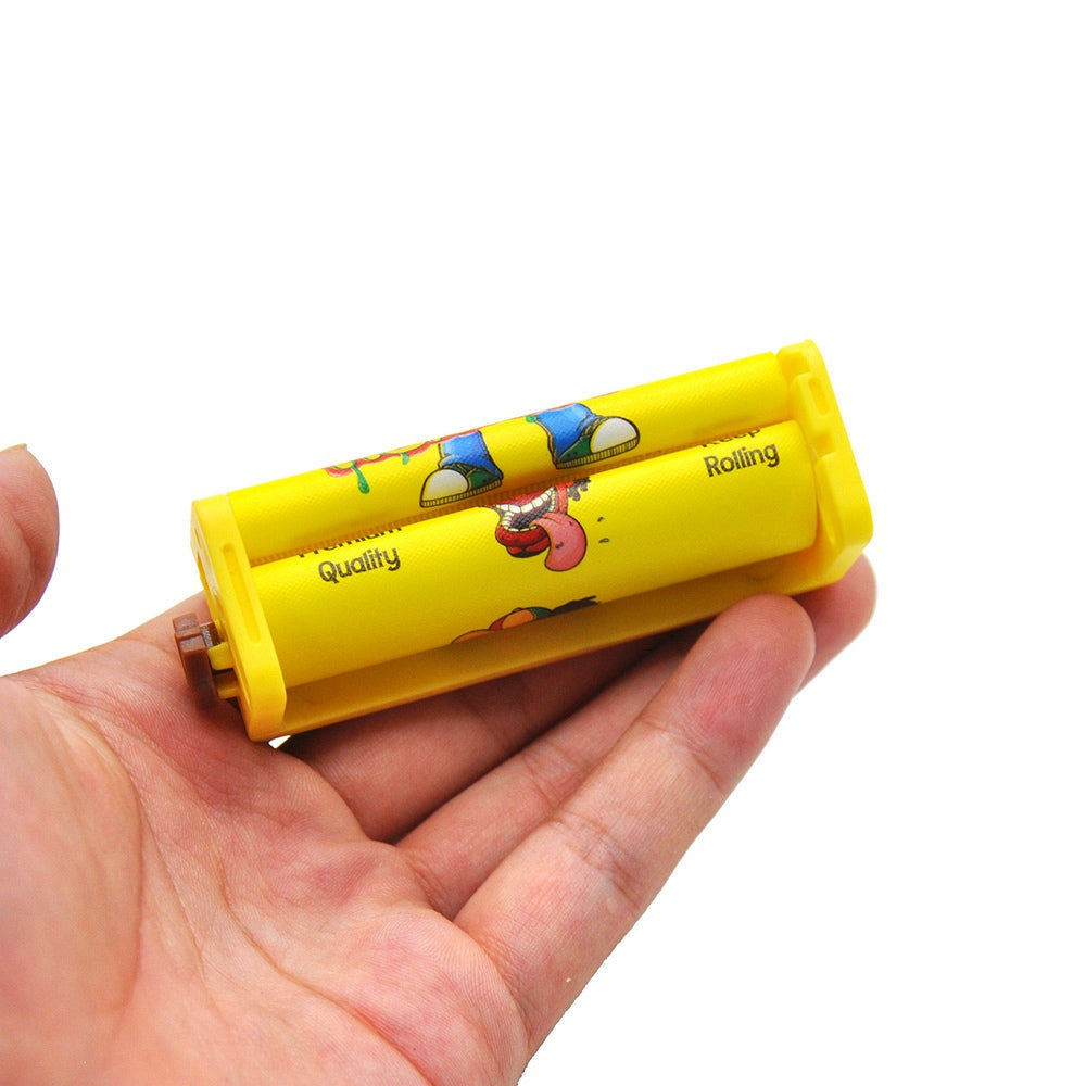 HONEYPUFF 70 mm Size Plastic Cigarette Rolling Machine, Colorful Rolling Paper Machine, 12 PCS / Box