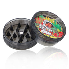 Load image into Gallery viewer, HOEYPUFF Portable Herb Grinder Kit, 101 mm Glass Hand Pipe, 2 Lay Plastic Herb Grinder, 40 PCS / Box