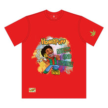 Load image into Gallery viewer, HONEYPUFF Men’s Red T Shirt, Comfortable Short Sleeve Shirt