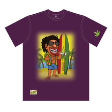 Load image into Gallery viewer, HONEYPUFF Men’s Purple T Shirt, Comfortable Short Sleeve Shirt
