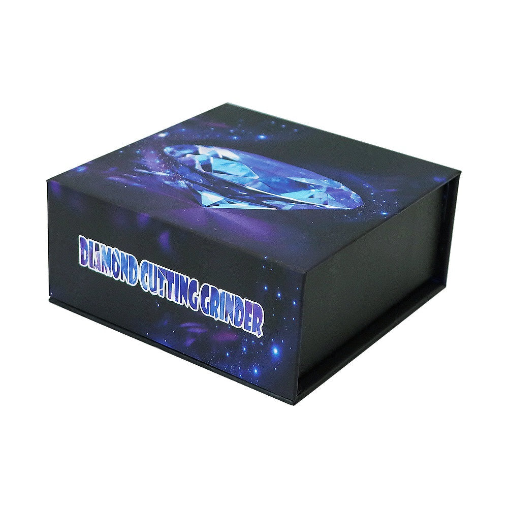 HONEYPUFF Diamond Design Zinc Alloy Herb Grinder, 63 mm 4 Layers Metal Tobacco Grinder, Beautiful Color Weed Grinder