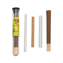 Load image into Gallery viewer, HONEYPUFF Green Apple Flavors Pre Rolled Cones with Wood Tips, King Size Rolling Paper &amp; Glass Cigarette Holder, Slow Burning Rolling Cones, 1 PCS/ Tube 24 Tubes/Box