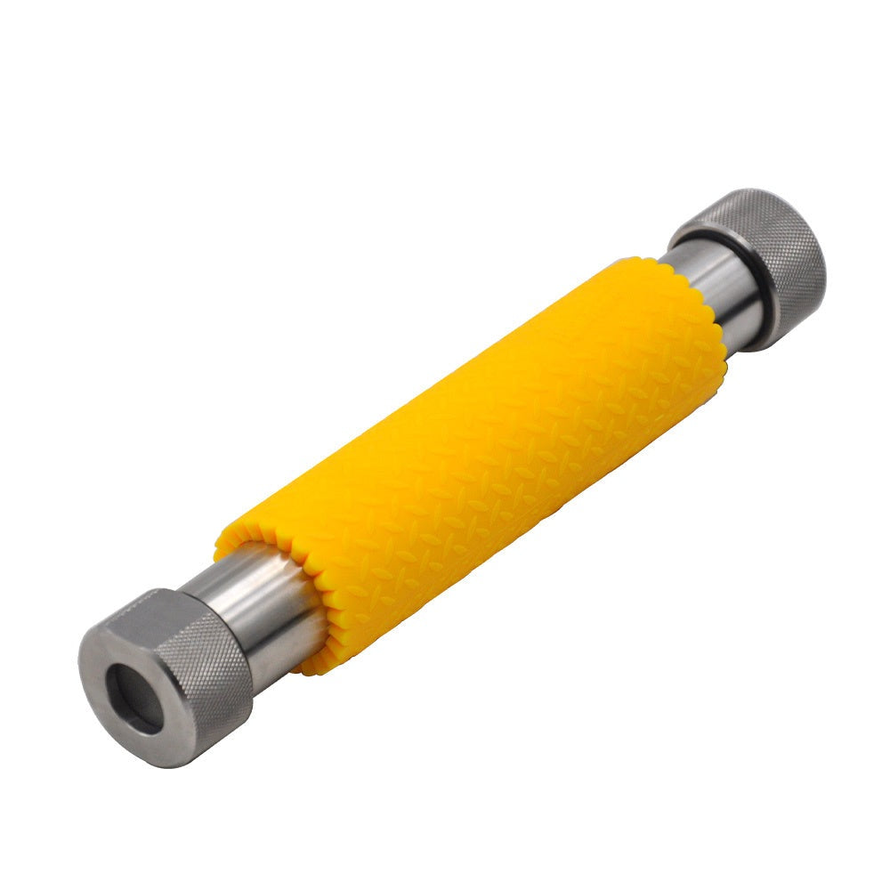 HONEYPUFF Stainless Steel Cannabis Oil Extractor; super easy to use and includes a heavy duty filter and silicone grip for ease of use.